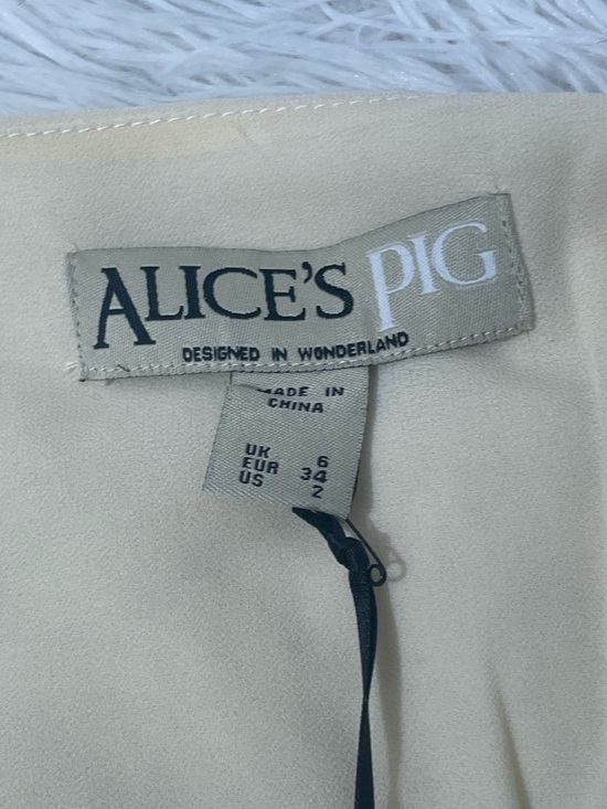 ALICE’S PIG Brooke’s Bavaria Polka Dot Button-Front Pencil Skirt Set Pastel Blue - Picture 12 of 12